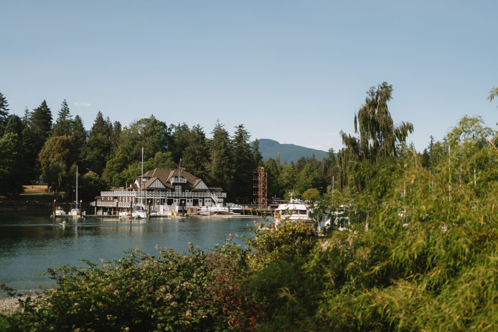 the club house building of Vancouver Yacht Club in Stanley Park